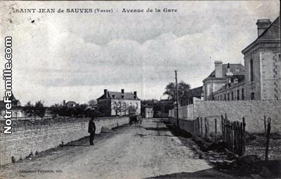 carte postale ancienne la gare